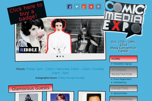 Customizr theme site design template sample