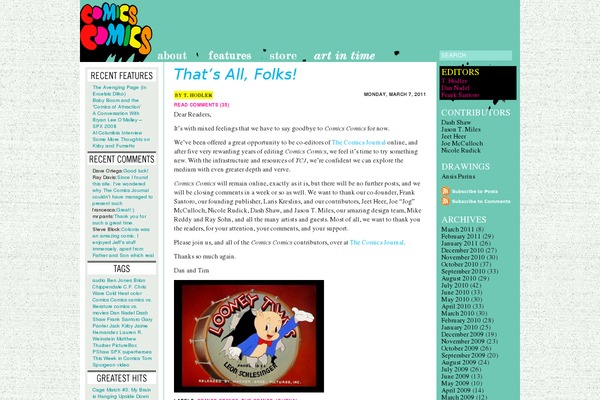 comicscomicsmag.com site used Comicscomics