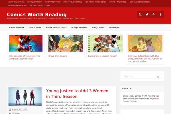 comicsworthreading.com site used Rubine-lite-child