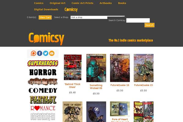 comicsy.co.uk site used Gridmarket2