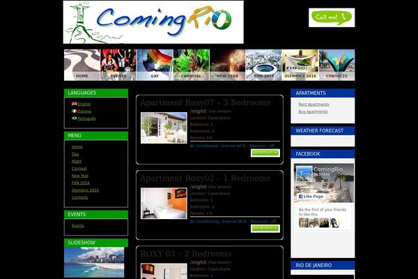 Rio theme site design template sample