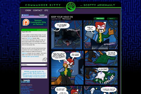 Comicpress Boxed theme site design template sample