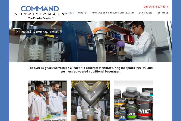 commandnutritionals.com site used Bridge