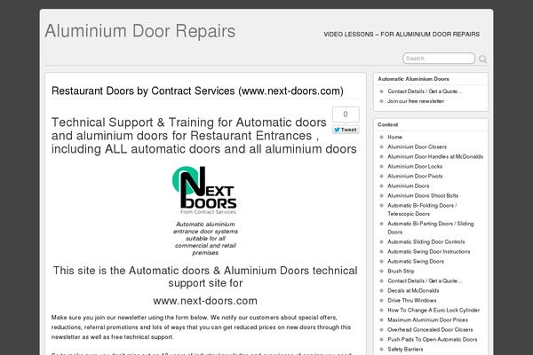 commercial-door-repairs.net site used Suffusion