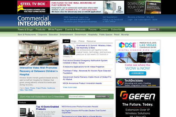 commercialintegrator.com site used Commintegrator