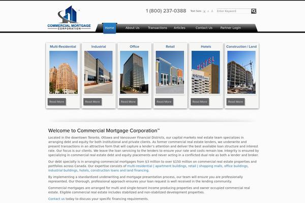 commercialmortgagecorporation.ca site used Commercial