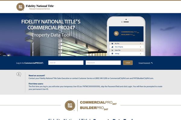 commercialpro247.com site used Commercialpro