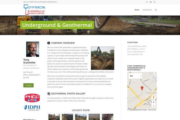 WordPress website example screenshot
