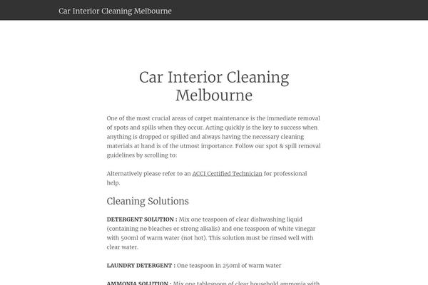 commericalcarpetcleaning.com site used Syntax