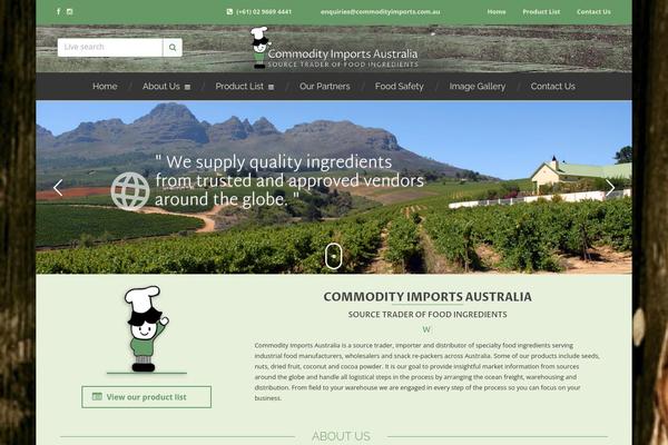 commodityimports.com.au site used Planetshine-polaris