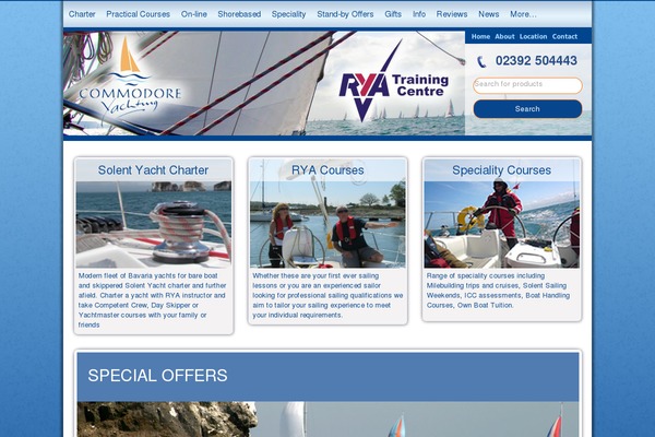 commodore-yachting.com site used Commodore-yachting