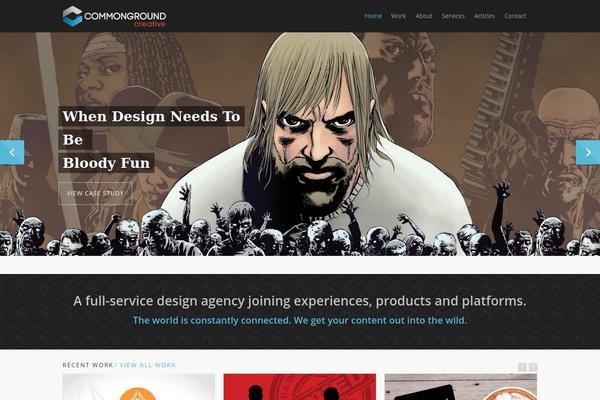 Salient theme site design template sample