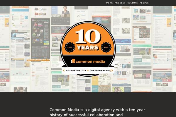 commonmediainc.com site used Commonmediacustom