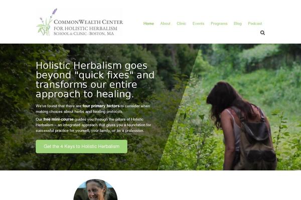 commonwealthherbs.com site used Customizr-cchh
