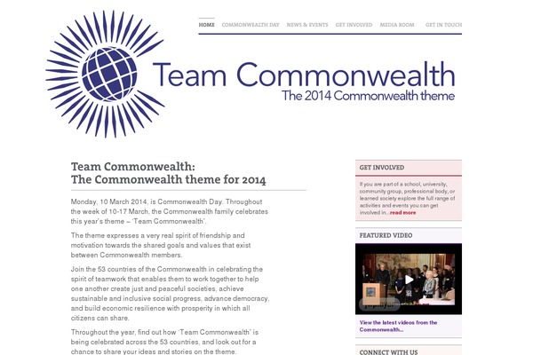 Commonwealth theme site design template sample