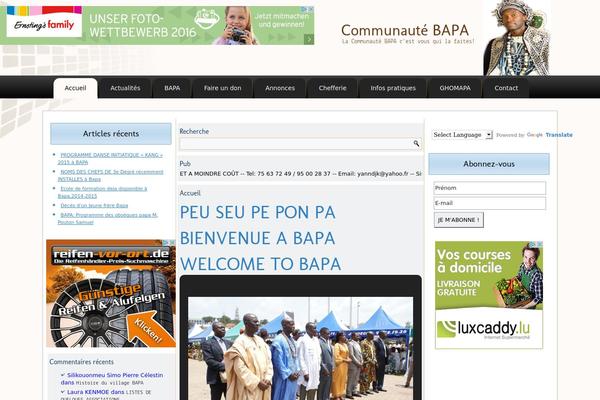 communautebapa.org site used Communautebapa