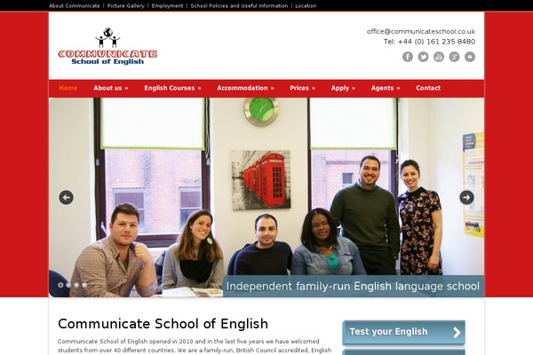 communicateschool.co.uk site used Communicate-school