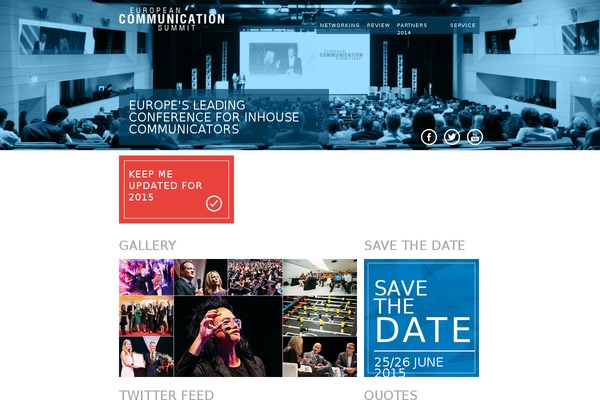 communication-summit.eu site used Bootstrap-ecs2015