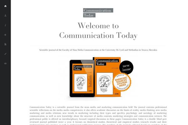 communicationtoday.sk site used Portrait