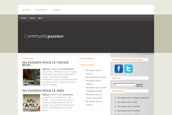 communicpassion.fr site used Interphase