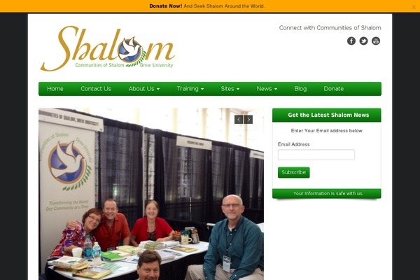 communitiesofshalom.org site used Social-review-theme