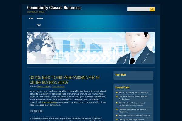 Online Marketer theme site design template sample