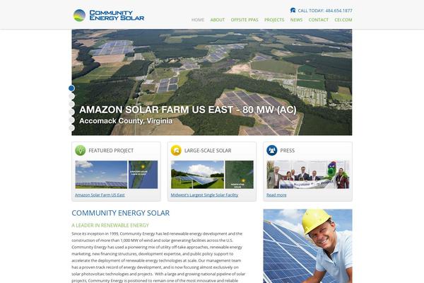 communityenergysolar.com site used Cesolar