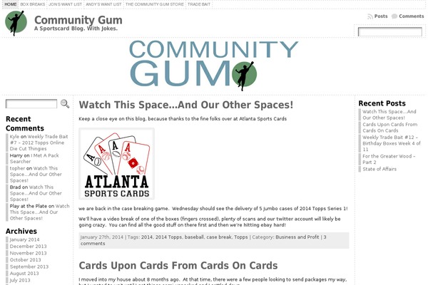 WordPress website example screenshot