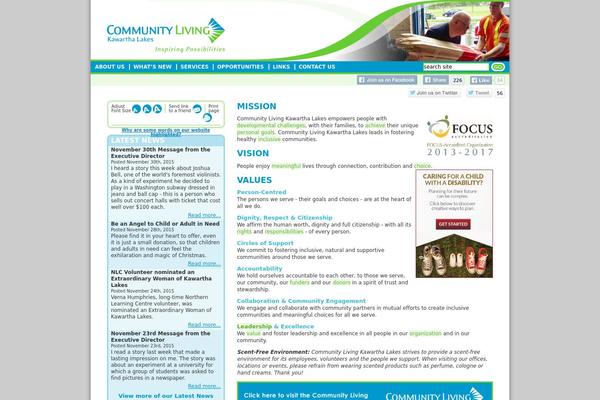 communitylivingkl.ca site used Living