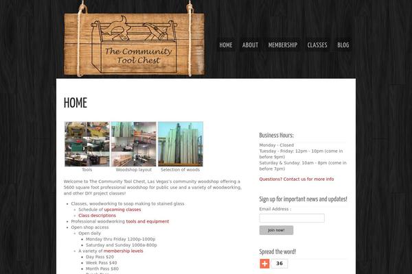 communitytoolchest.com site used my wooden under construction
