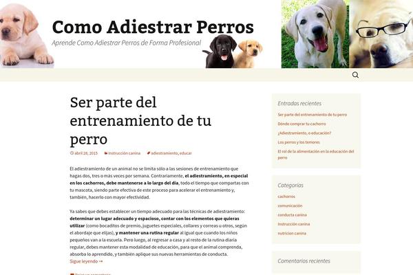 WordPress website example screenshot