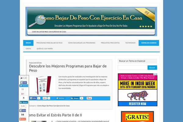 Iconic One theme site design template sample