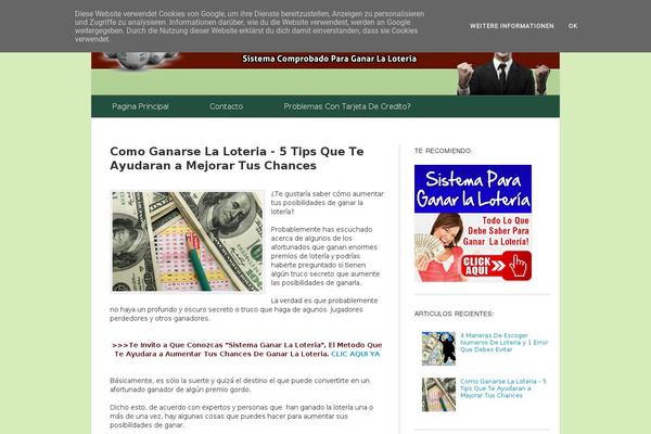 comoganarselaloteriafacil.blogspot.mx site used News