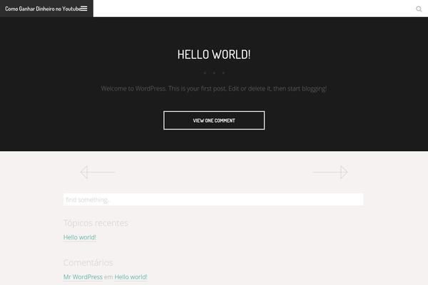 Behemoth theme site design template sample