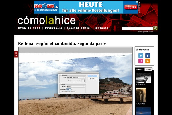 WordPress website example screenshot