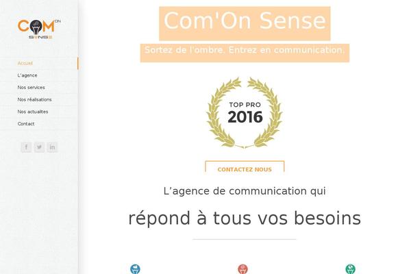 comonsense.fr site used Cos