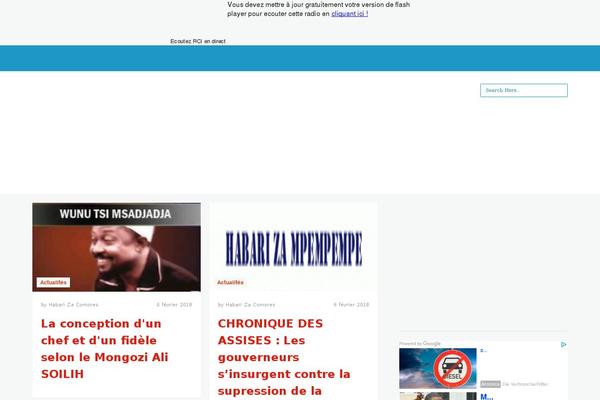 comores-infos.com site used Mansar