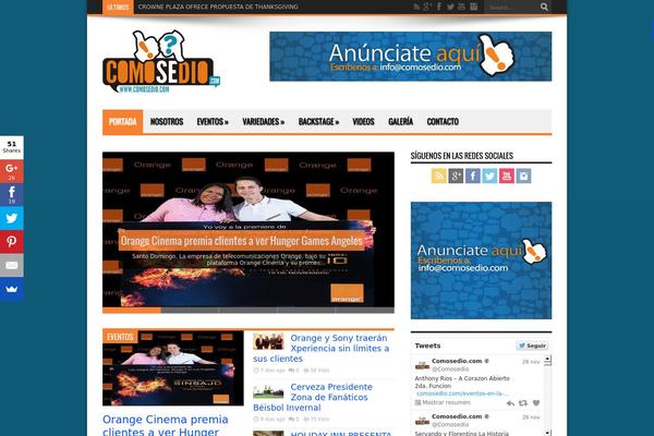 Jarida theme site design template sample