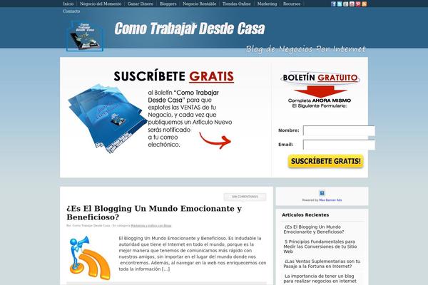 WordPress website example screenshot