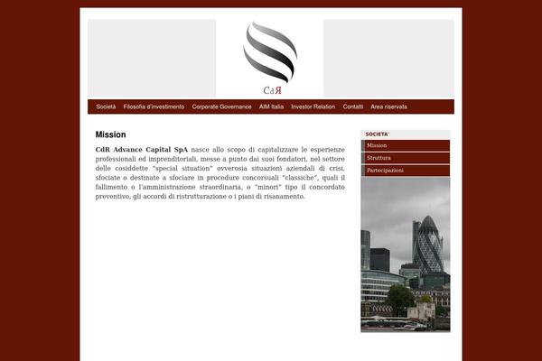 Twenty Ten theme site design template sample