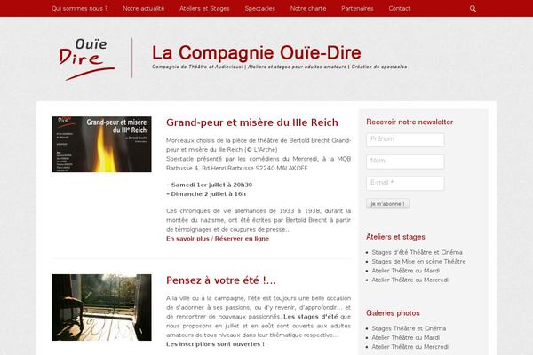 compagnieouiedire.fr site used Gridalicious-pro