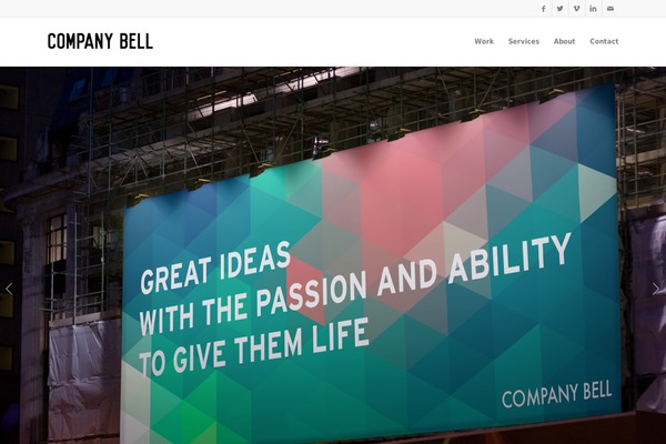 Enfold theme site design template sample