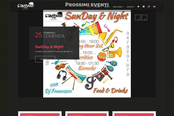 Musicclub theme site design template sample