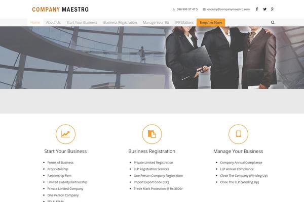 companymaestro.com site used Company-maestro
