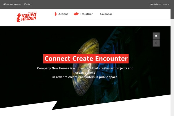 nieuwehelden theme websites examples