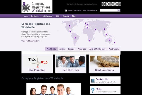 WordPress website example screenshot