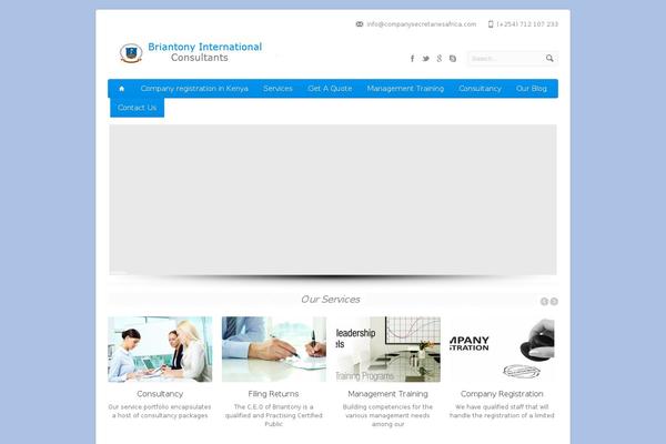 Aqua theme site design template sample