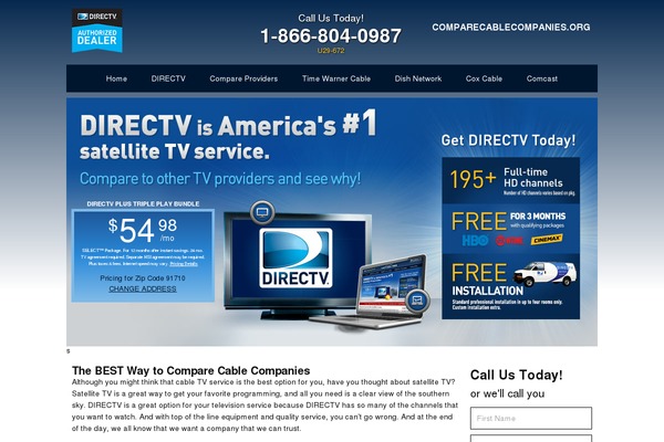 Directvcomparison theme site design template sample