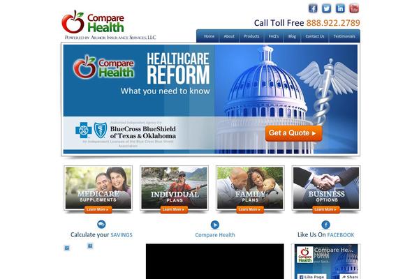 comparehealth.com site used Armorhealt