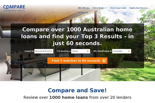 comparehomeloans.com.au site used Homeloan2016